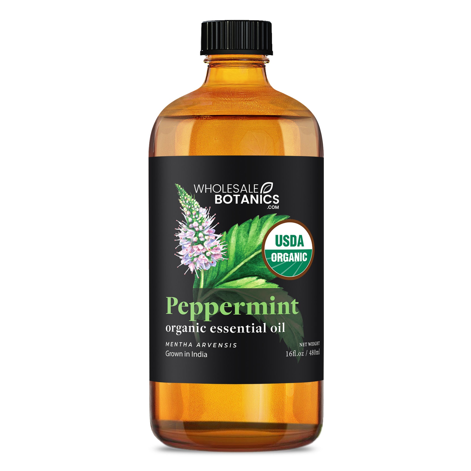 Organic Peppermint Essential Oil (Mentha Arvensis)
