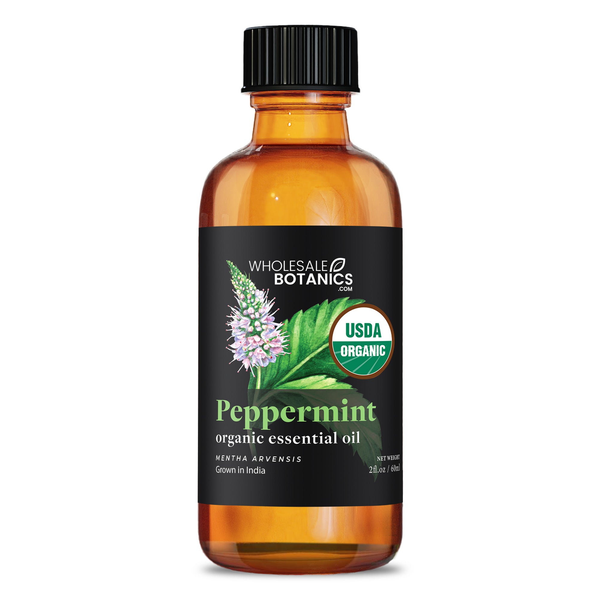 Organic Peppermint Essential Oil (Mentha Arvensis)