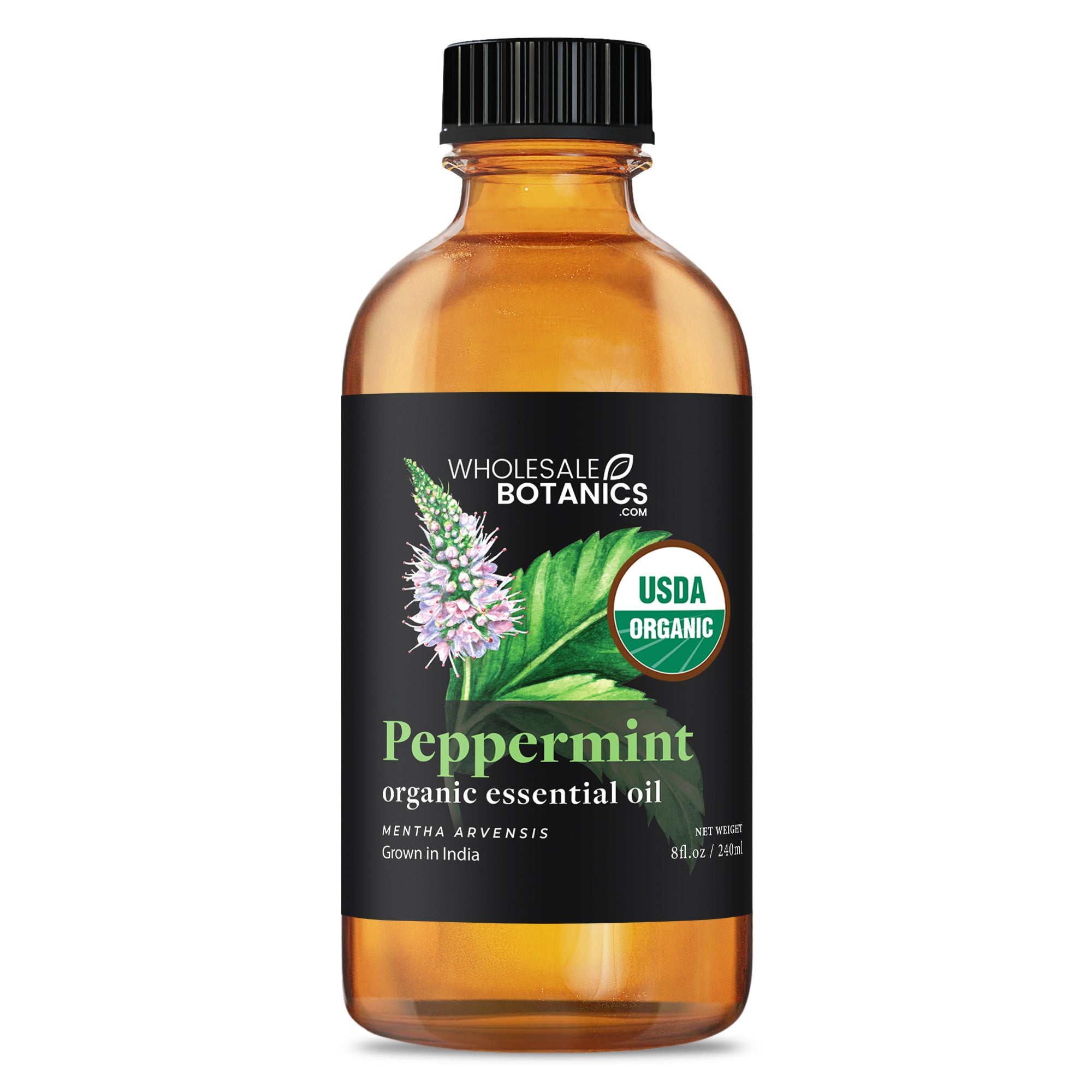 Organic Peppermint Essential Oil (Mentha Arvensis)