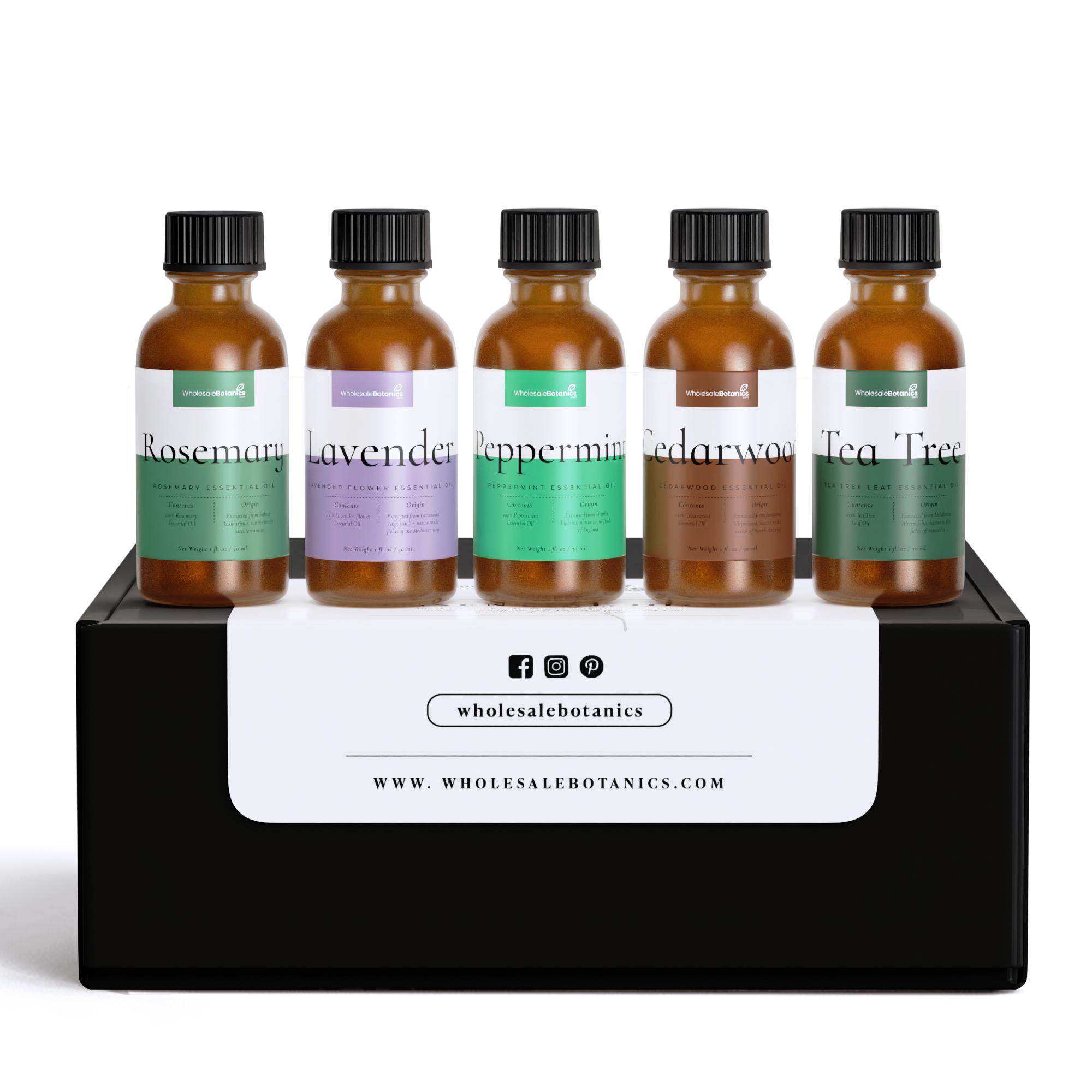 Essential Oils for Hair Growth Bundle