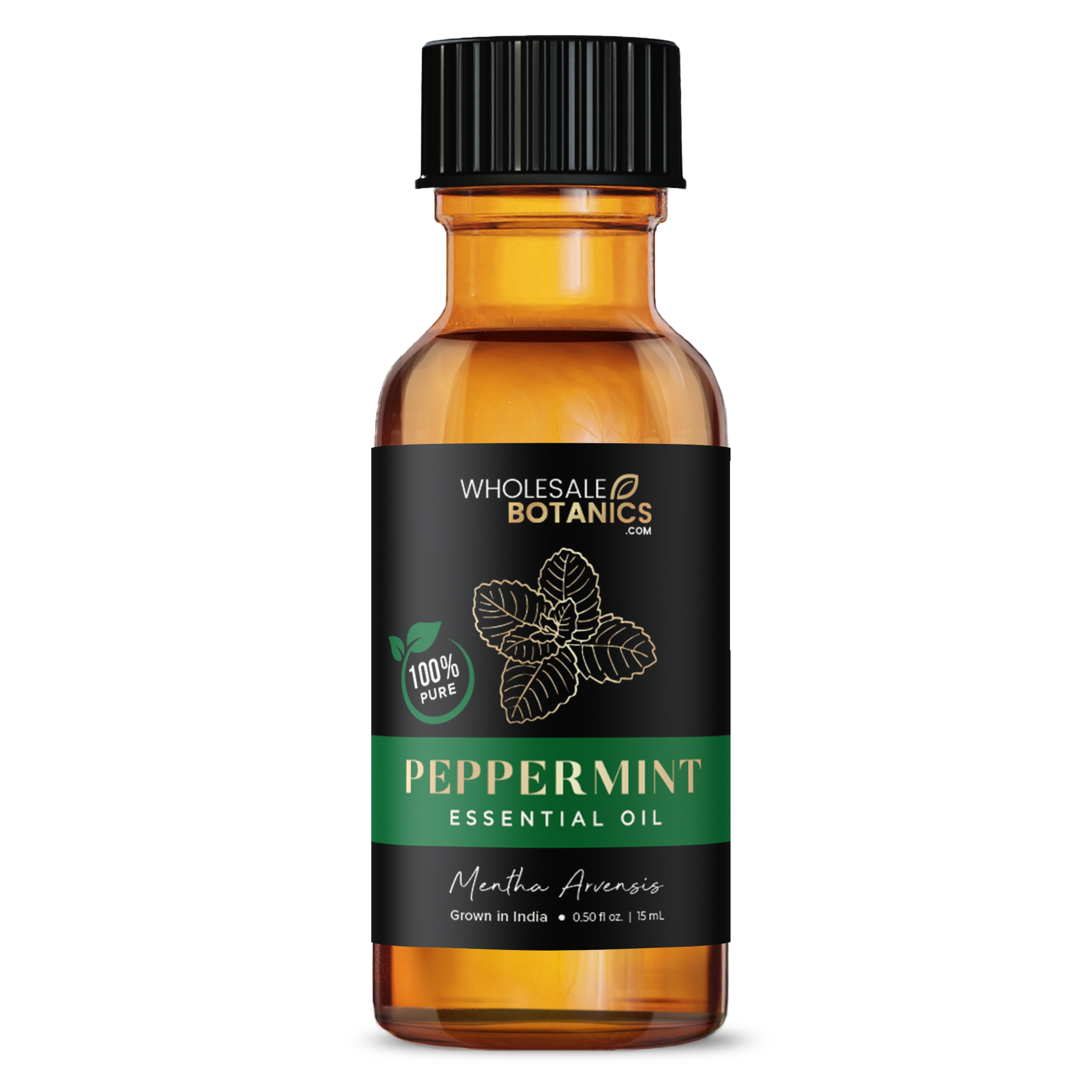 Purity Peppermint Essential Oil - Pure Mentha Arvensis - 0.5 oz