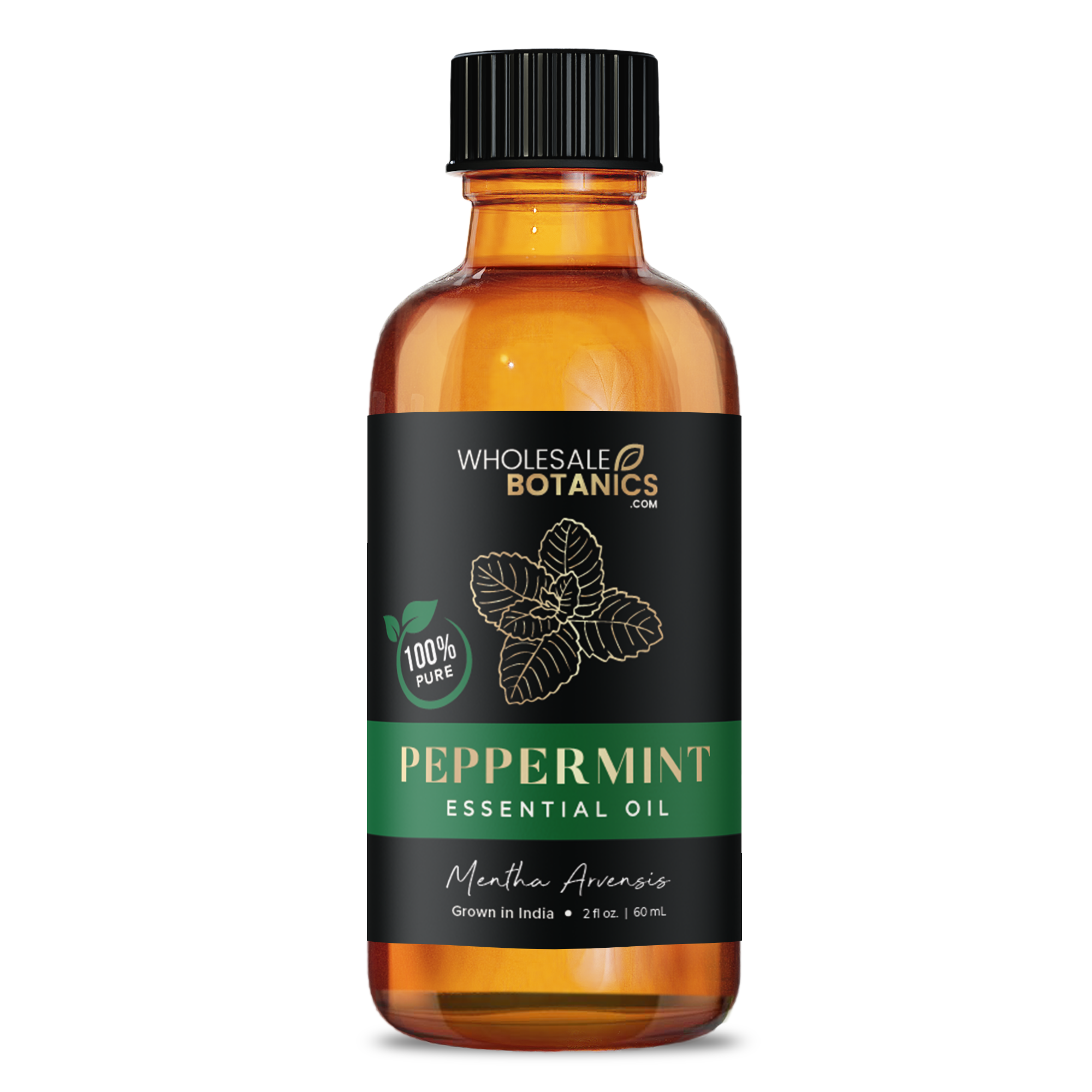 Purity Peppermint Essential Oil - Pure Mentha Arvensis - 2 oz