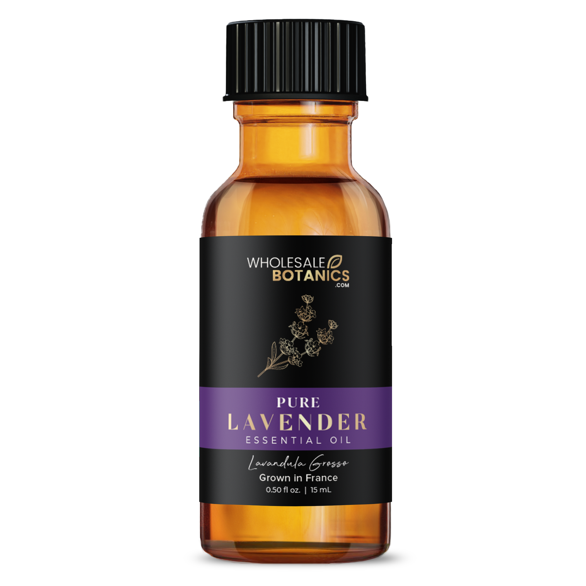 Purity Lavender Essential Oil - Lavandin Grosso - France - .5 oz