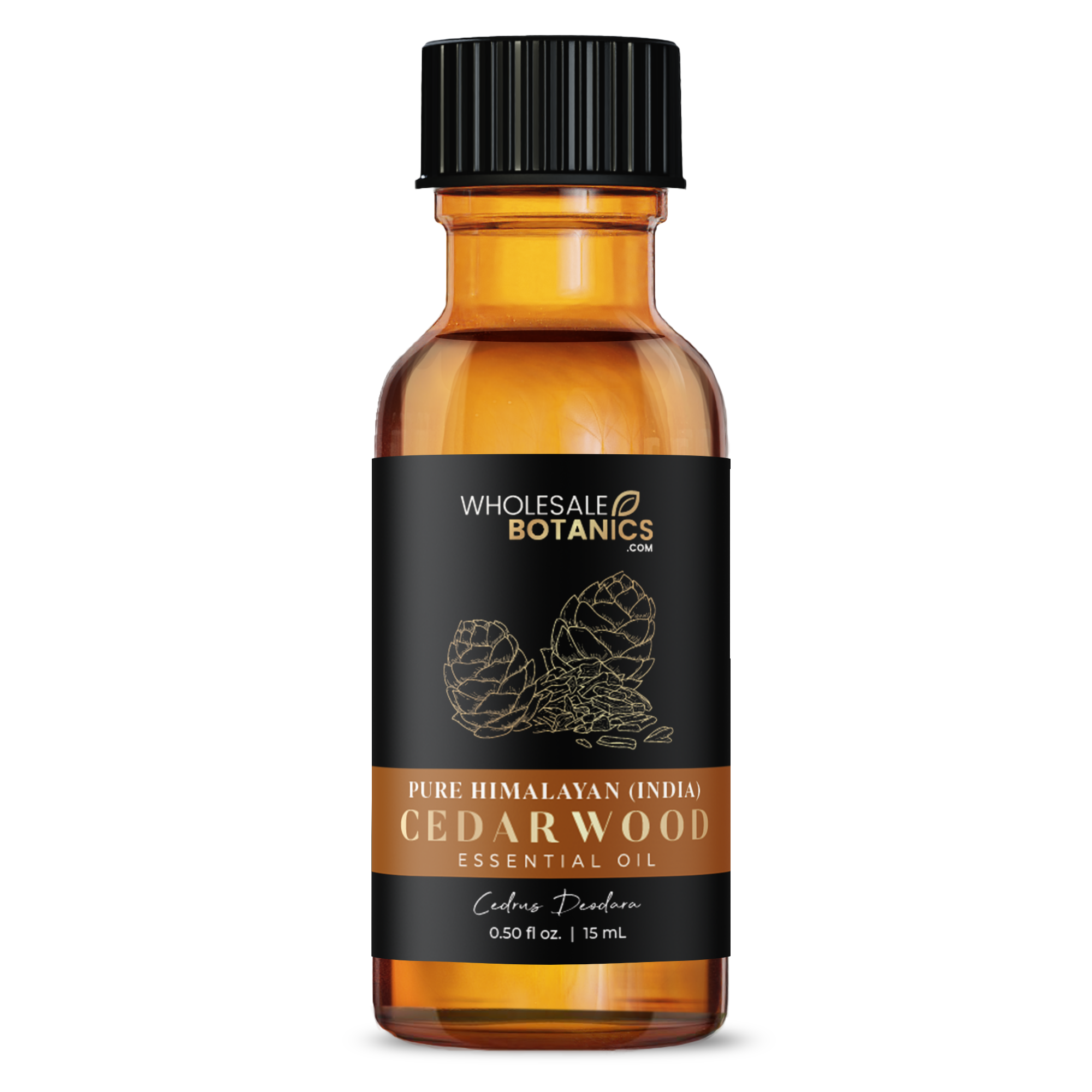Purity Cedarwood Essential Oil - Himalayan Cedarwood (OR 25), Himalayan Cedarwood (OR 50), Himalayan Cedarwood (OR 55), Himalayan Cedarwood (OR 60) - .5 oz