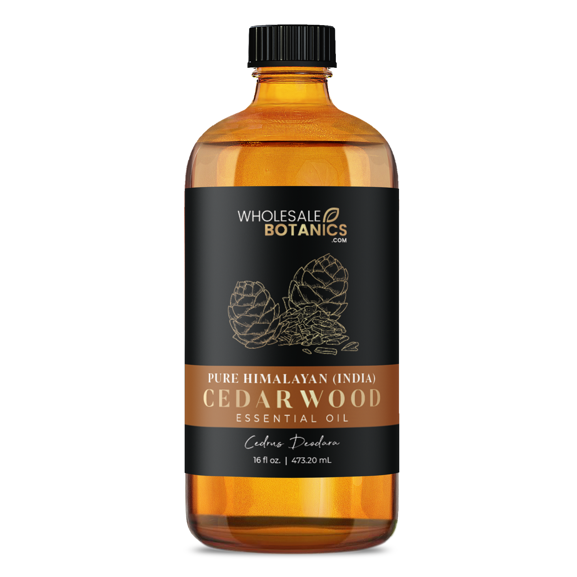 Purity Cedarwood Essential Oil - Himalayan Cedarwood (OR 25), Himalayan Cedarwood (OR 50), Himalayan Cedarwood (OR 55), Himalayan Cedarwood (OR 60) - 16 oz