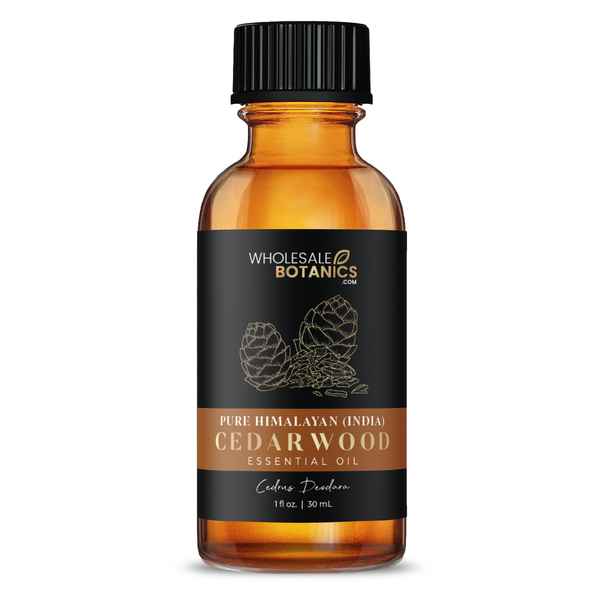 Purity Cedarwood Essential Oil - Himalayan Cedarwood (OR 25), Himalayan Cedarwood (OR 50), Himalayan Cedarwood (OR 55), Himalayan Cedarwood (OR 60) - 1 oz