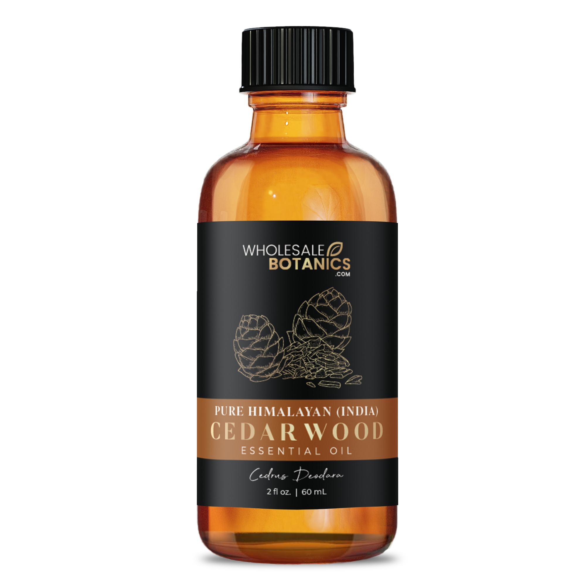 Purity Cedarwood Essential Oil - Himalayan Cedarwood (OR 25), Himalayan Cedarwood (OR 50), Himalayan Cedarwood (OR 55), Himalayan Cedarwood (OR 60) - 2 oz