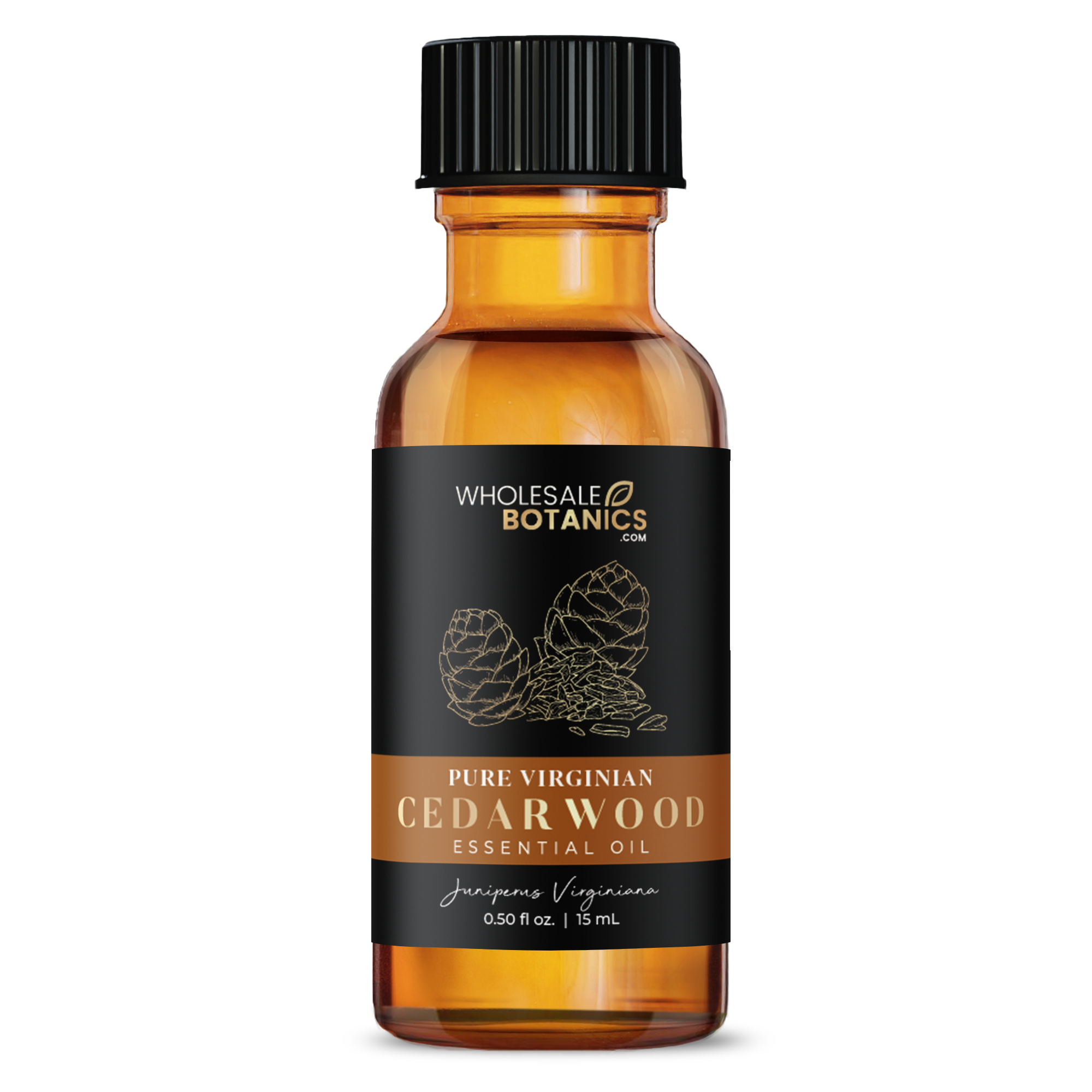 Cedarwood Essential Oil - Purity Virginian Cedarwood - .5 oz