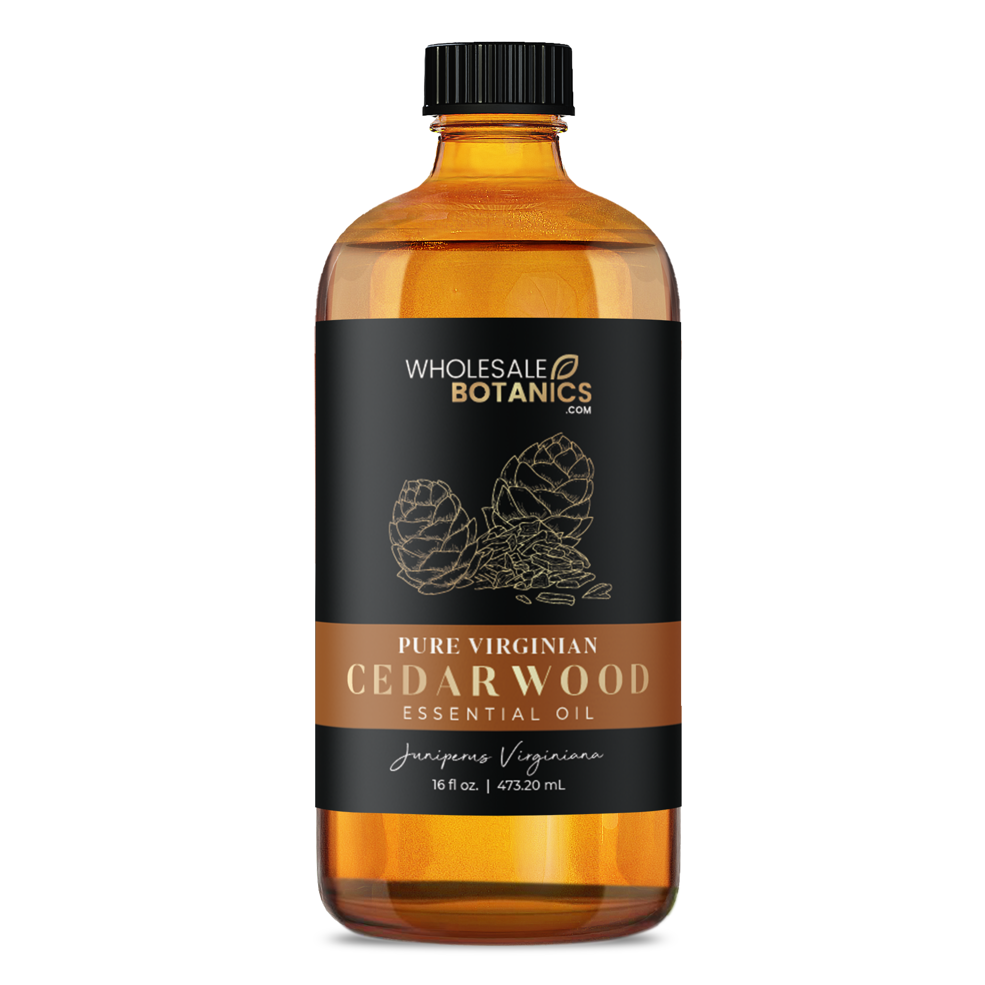 Cedarwood Essential Oil - Purity Virginian Cedarwood - 16 oz