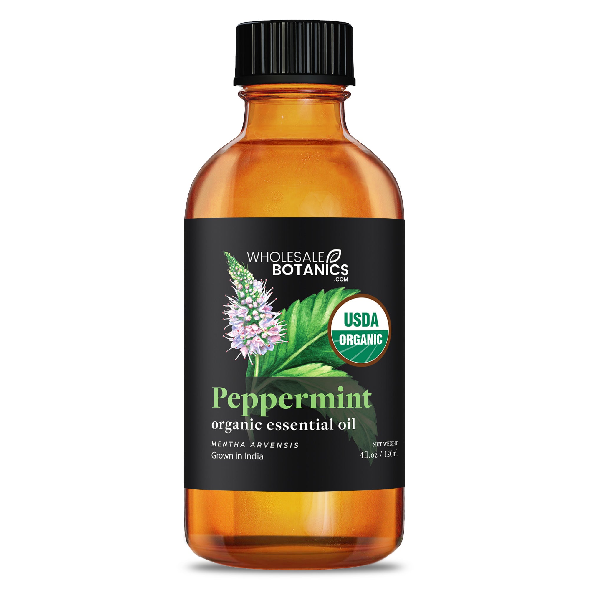 Organic Peppermint Essential Oil (Mentha Arvensis)