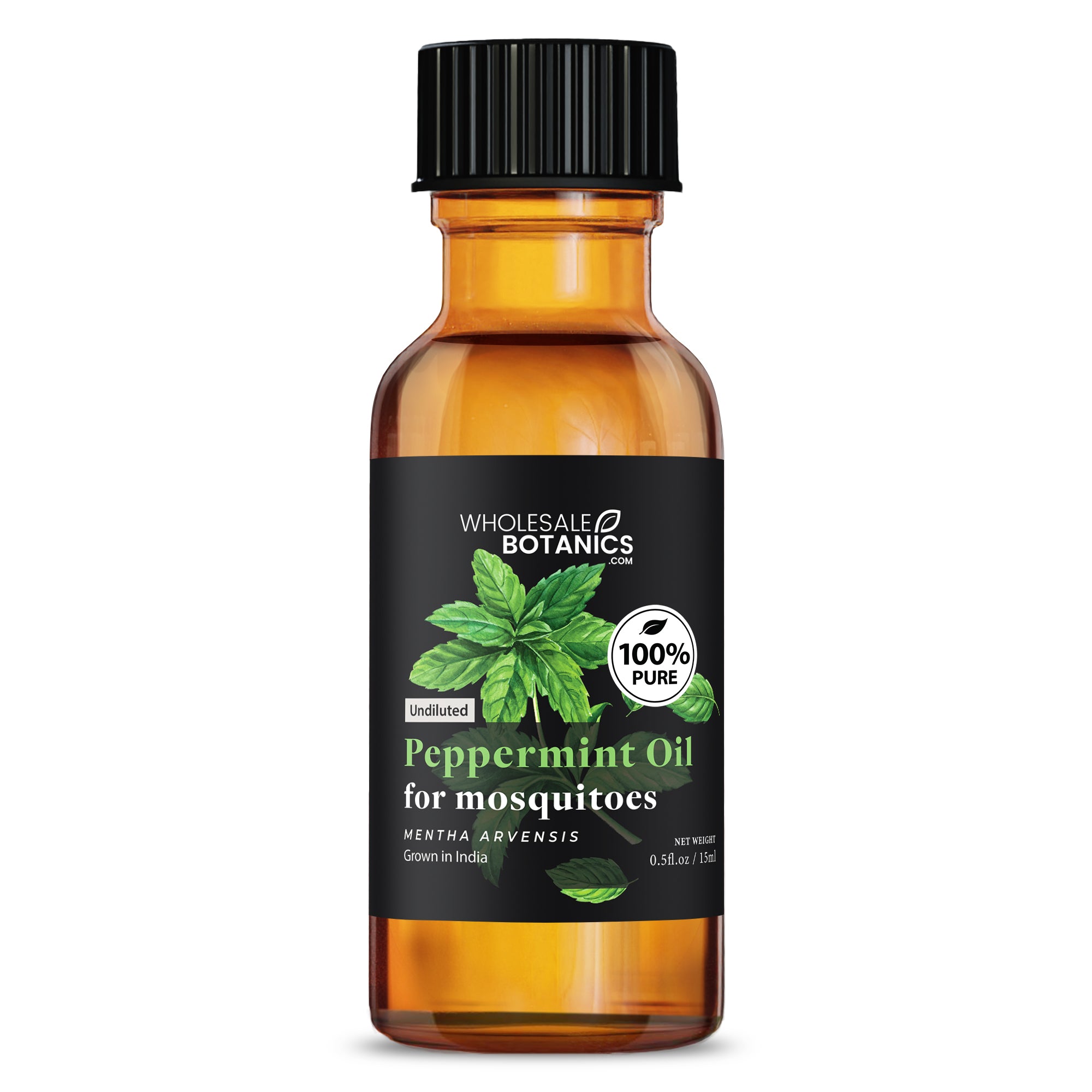 Peppermint Oil for Mosquitoes - Mix With Carrier Oil