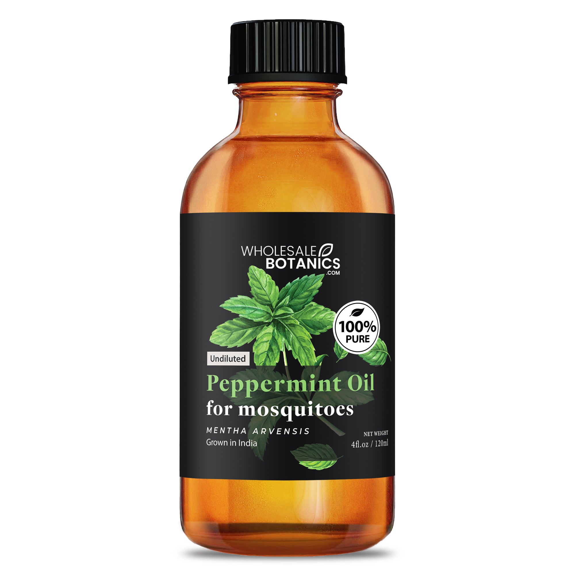 Peppermint Oil for Mosquitoes - Mix With Carrier Oil