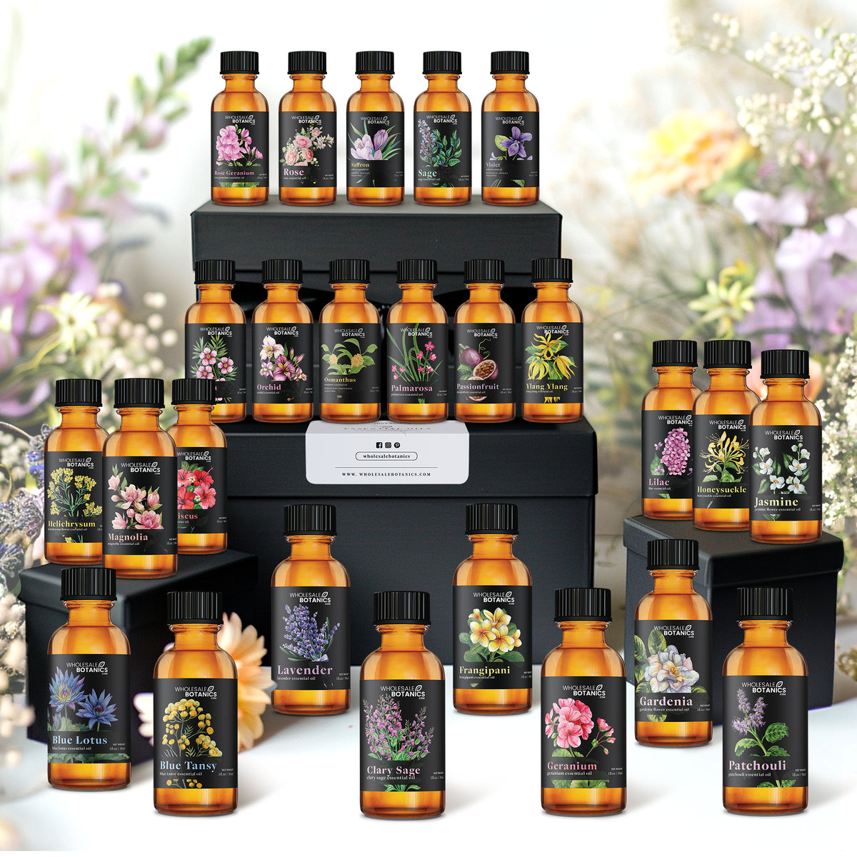 Floral Favorites Essential Oil Bundle — Wholesale Botanics