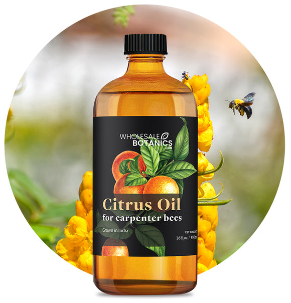 Citrus Oil for Carpenter Bees