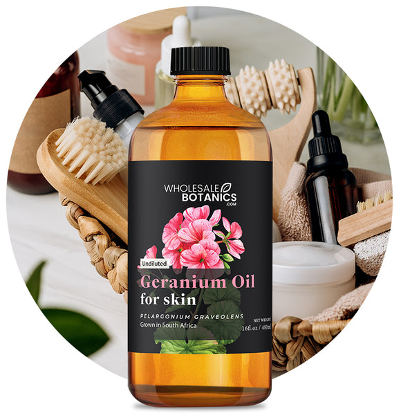 Geranium Oil for Skin (Mix with Carrier Oil)