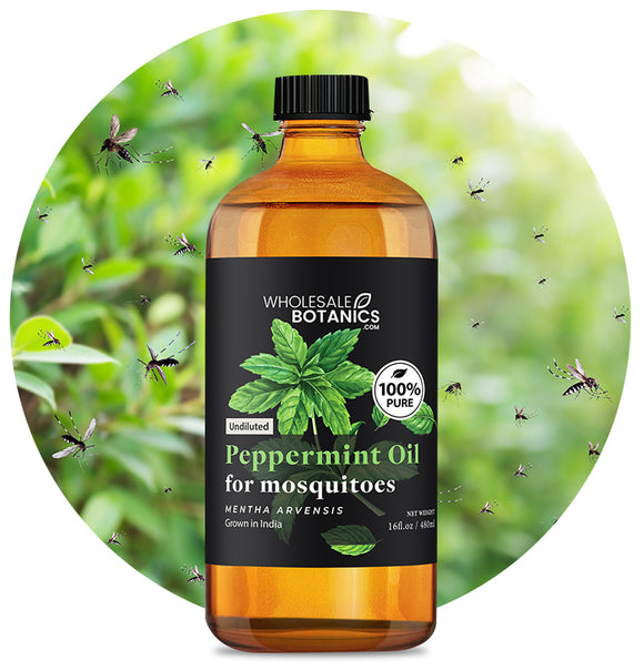 Peppermint Oil for Mosquitoes (Mix With Carrier Oil)